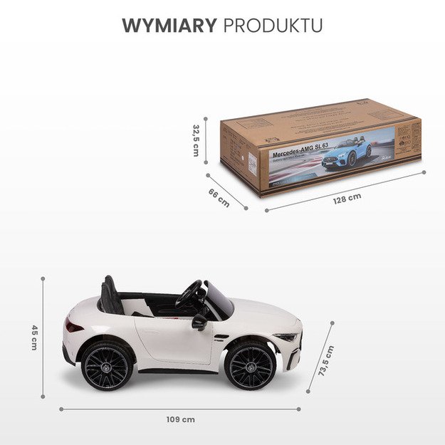 BATTERY RIDE-ON VEHICLE MERCEDES SL63 RED