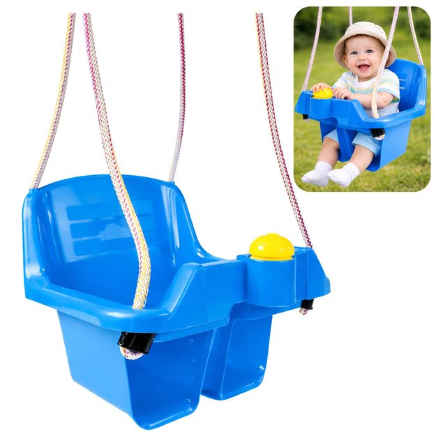 Mėlynos sūpynės vaikams 5237