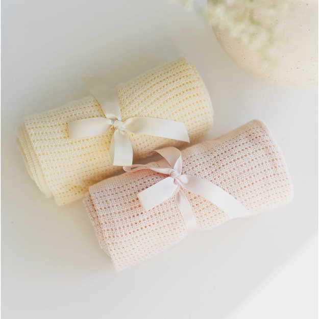 OPENWORK BLANKET MOLI LIGHT PINK 15