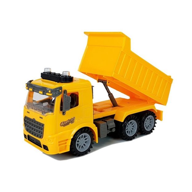 Tipper Set 1:14 Road Signs Lights Speed ​​Camera Yellow