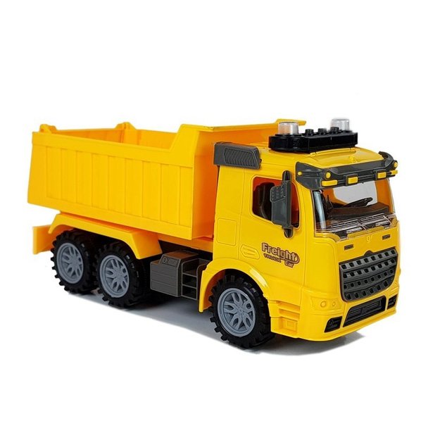 Tipper Set 1:14 Road Signs Lights Speed ​​Camera Yellow