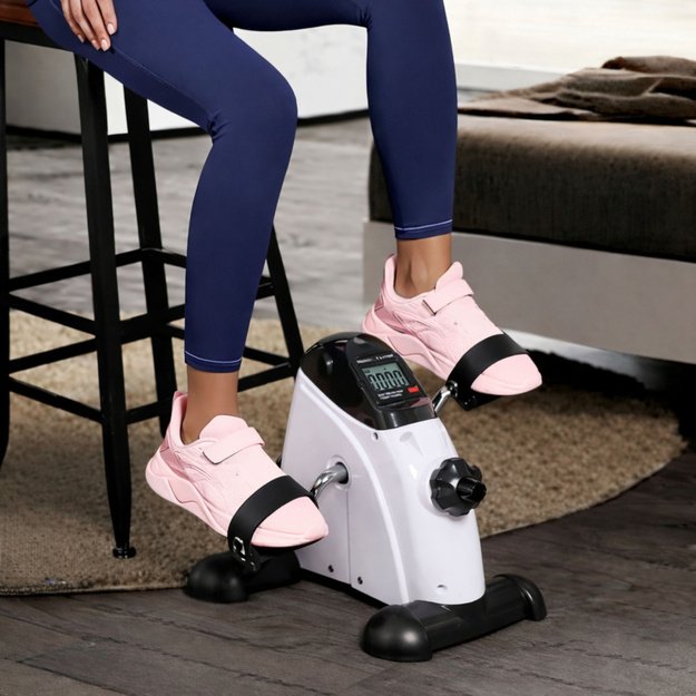 Mini Exercise Bike Rehabilitation Bike LCD Trainer for Arms and Legs