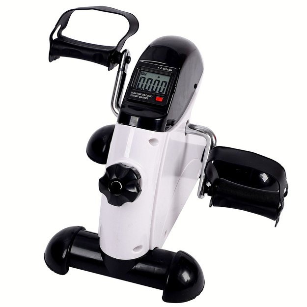 Mini Exercise Bike Rehabilitation Bike LCD Trainer for Arms and Legs