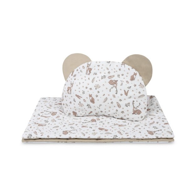 STROLLER SET COTTON FOREST BEIGE 54X74 28X36
