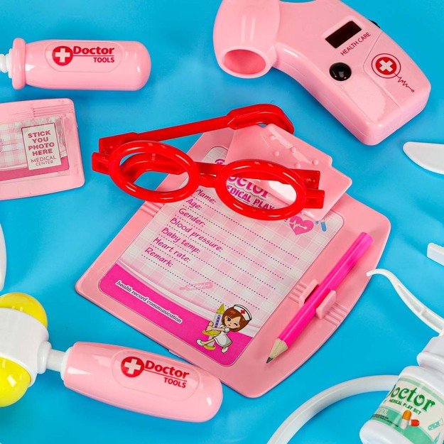 Gydytojo bagažinės rinkinys mažas gydytojo garsas 35 elementai