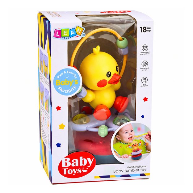 Wanka Stand Up Duck Educational Interactive Sounds Rattle Yellow
