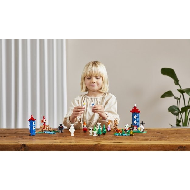 Plus Plus konstruktorius Troliai Mumiai Muminukų slėnis, violetinis lagaminas