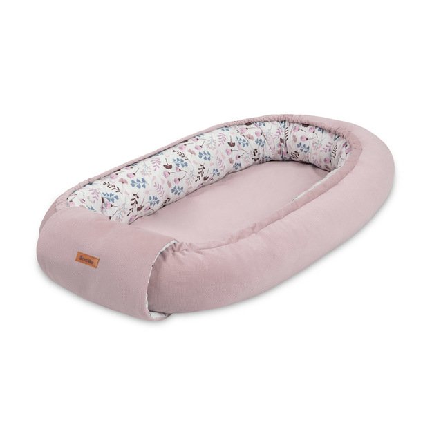 BABY NEST VELVET TWIGS PINK 80X45