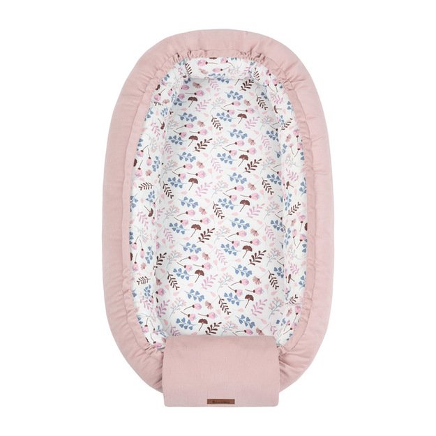 BABY NEST VELVET TWIGS PINK 80X45