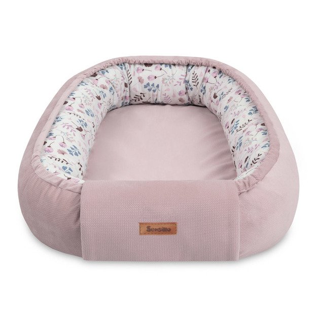 BABY NEST VELVET TWIGS PINK 80X45