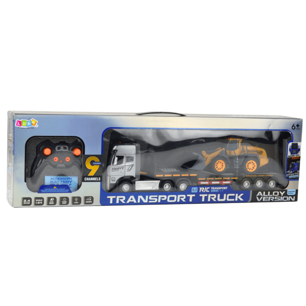 Remote Controlled RC Tow Truck With Excavator Lights Sounds 1:24