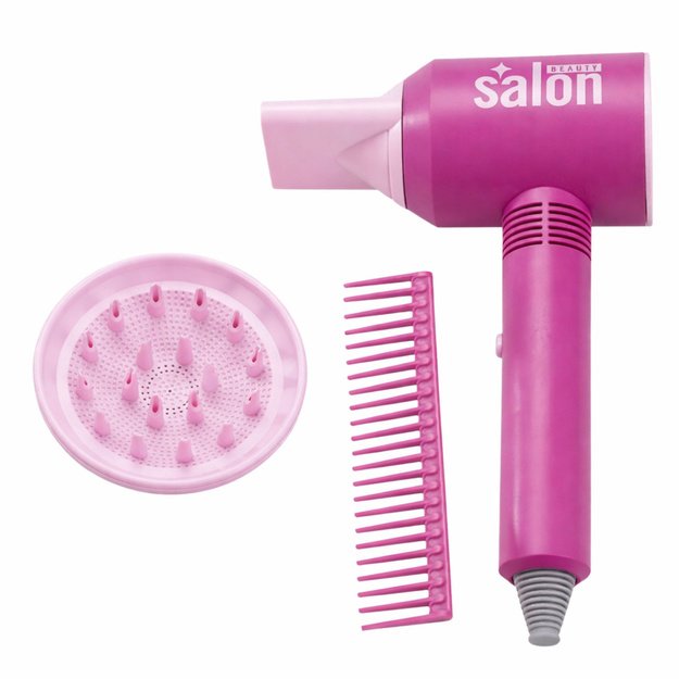 Children s Hairdressing Salon Set Hairdryer Mirror Comb Accessories