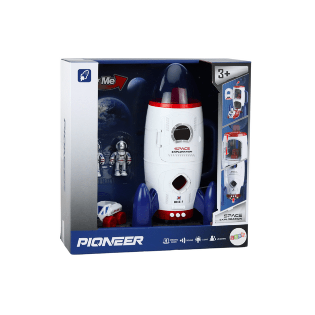 Kosminis Raketos Žaislas su Šviesomis ir Garsais