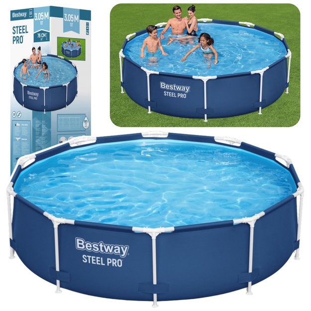 Frame Garden Pool 305 x 76 cm Blue Classic Bestway 56677