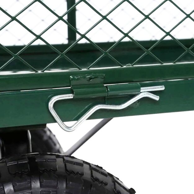 Foldable Garden Transport Cart Steel Trailer 200 kg
