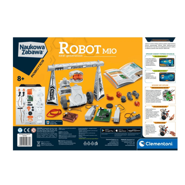 Scientific Fun Mio Robot: New Generation Polish Language Clementoni 50632
