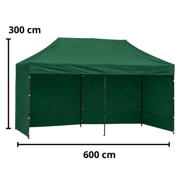 Express Garden Tent Catering Commercial Pavilion Green 3x6 M