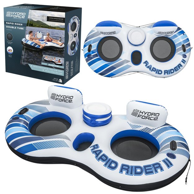 Bestway 43113 Rapid Rider II 2-Person Air Mattress with Cooler