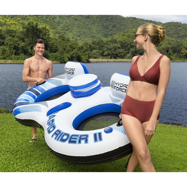 Bestway 43113 Rapid Rider II 2-Person Air Mattress with Cooler