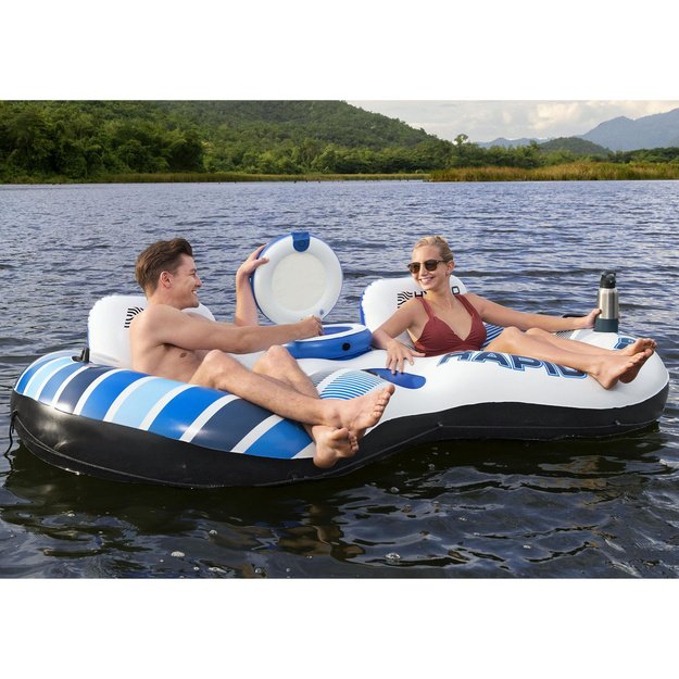 Bestway 43113 Rapid Rider II 2-Person Air Mattress with Cooler