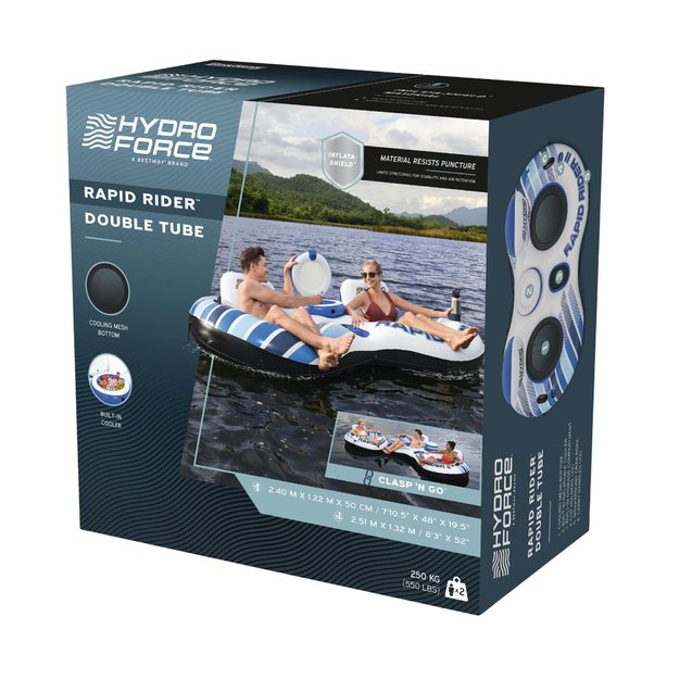 Bestway 43113 Rapid Rider II 2-Person Air Mattress with Cooler
