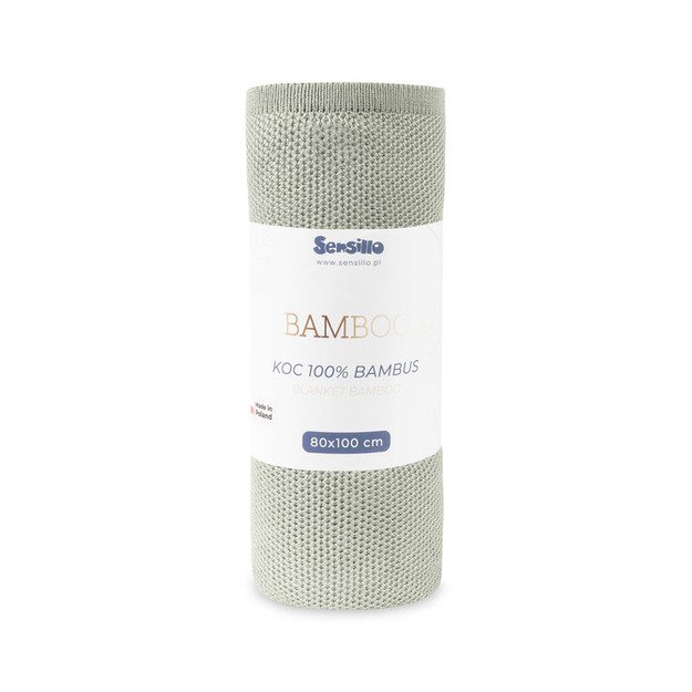 BLANKET BAMBOO 80X100 OLIVE