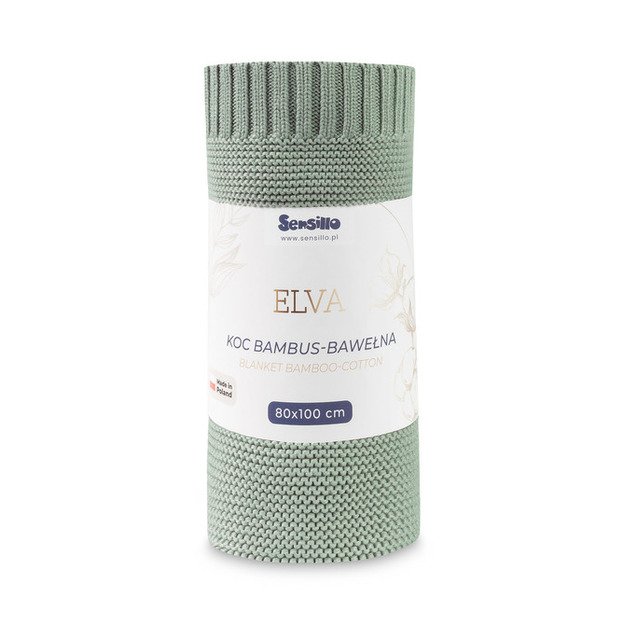 BLANKET ELVA 80X100 OLIVE
