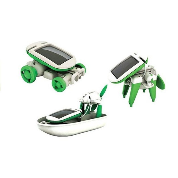 Mokomasis saulės roboto rinkinys, 6in1