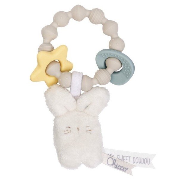 184354 CUDDLY BUNNISH TEETHING TOY