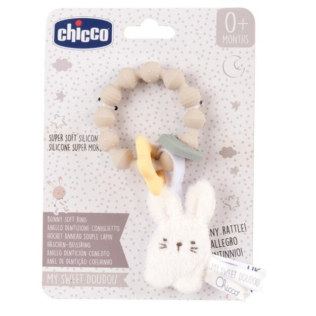 184354 CUDDLY BUNNISH TEETHING TOY