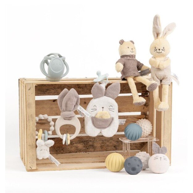 184354 CUDDLY BUNNISH TEETHING TOY