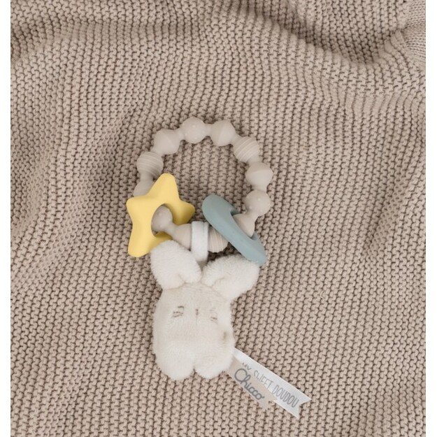 184354 CUDDLY BUNNISH TEETHING TOY
