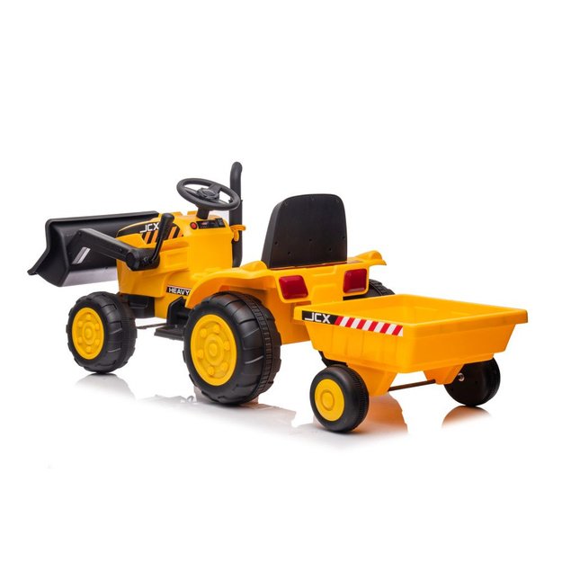 Battery Tractor With Trailer S617 Yellow 2