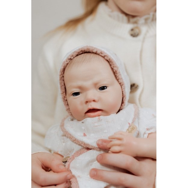 Arias silikoninė Reborn lėlė kūdikėlis, mergaitė 40 cm