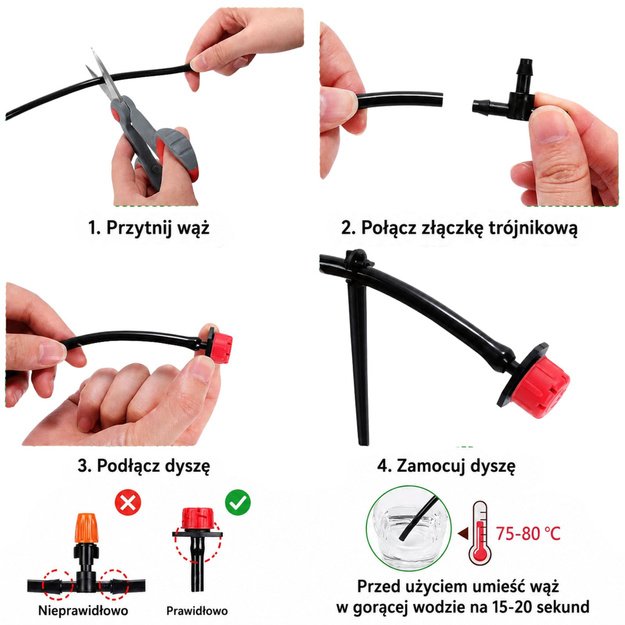 Automatic Garden Drip Irrigation System Set 55M+15M 386pcs