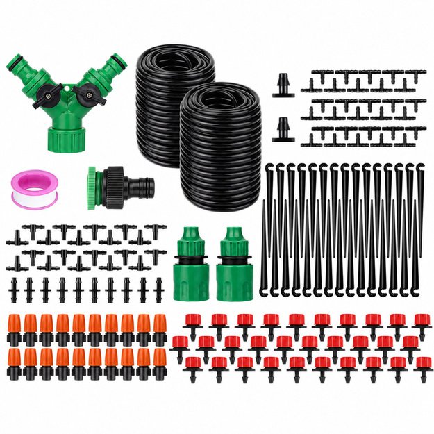 Automatic Garden Drip Irrigation System Set 55M+15M 386pcs