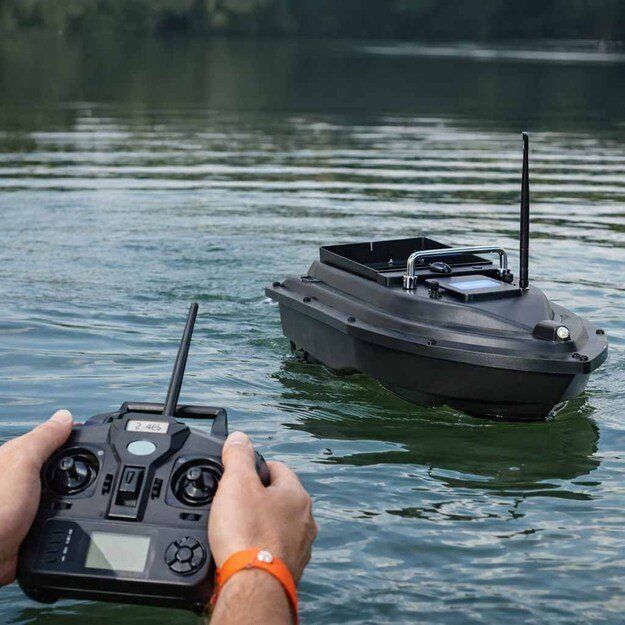 Ł&oacute;dka zanętowa zdalnie sterowana ł&oacute;dź D16B GPS 2 kg 12 000 mAh 500m