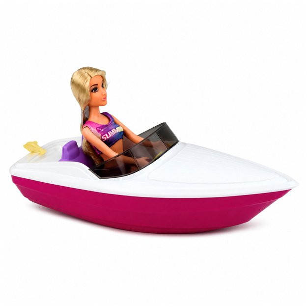 Anlily Doll in a Motorboat Dog Puppy Vest Board Accessories Set