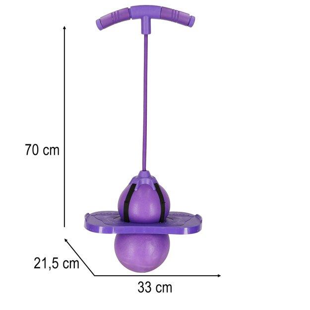 Vaikų pogo balansinis megztinis violetinės spalvos