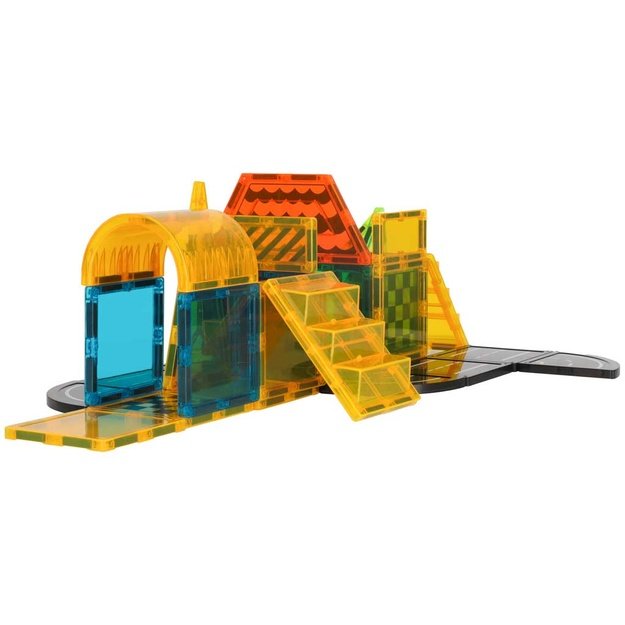 3D statybinės magnetinės plytos 50 elementų