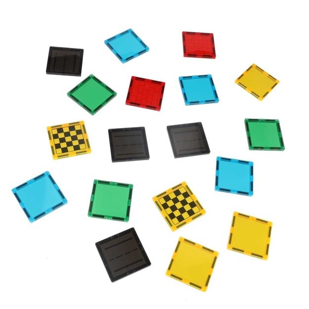 3D statybinės magnetinės plytos 50 elementų