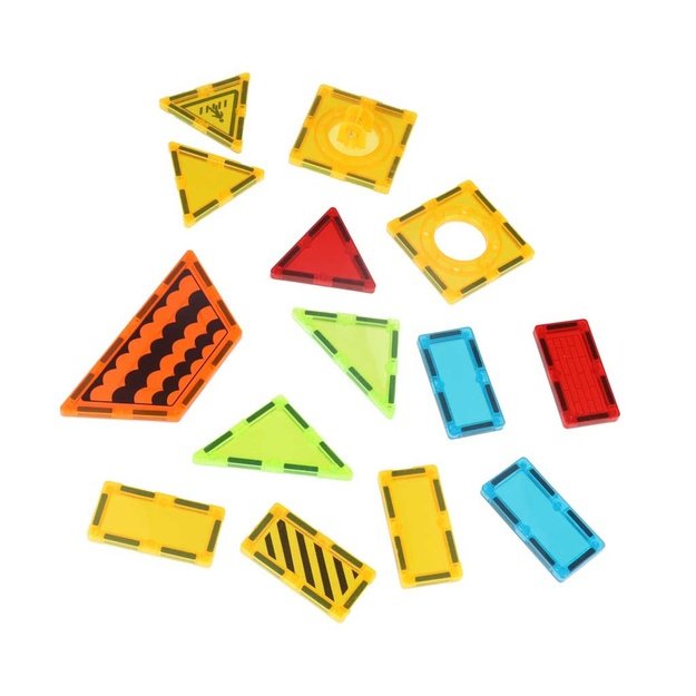 3D statybinės magnetinės plytos 50 elementų