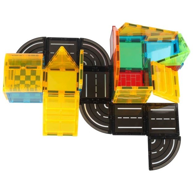 3D statybinės magnetinės plytos 50 elementų