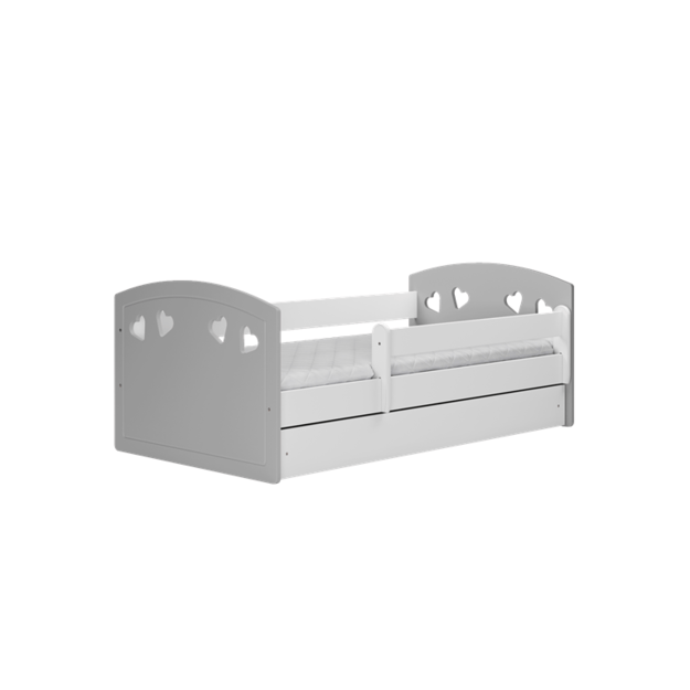 Bed Julia mix grey with drawer without mattress 180/80