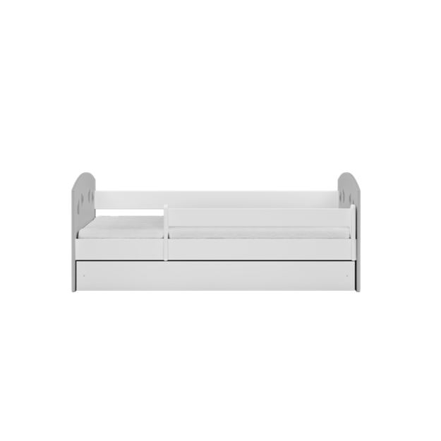Bed Julia mix grey with drawer without mattress 180/80