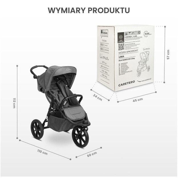 STROLLER LIMA BLACK