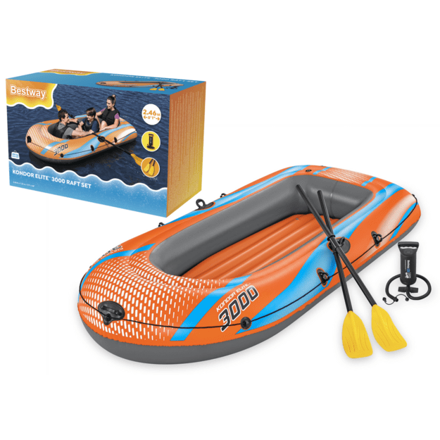 Pripučiama valtis 3 vietų 246 x 122 cm Bestway 61145