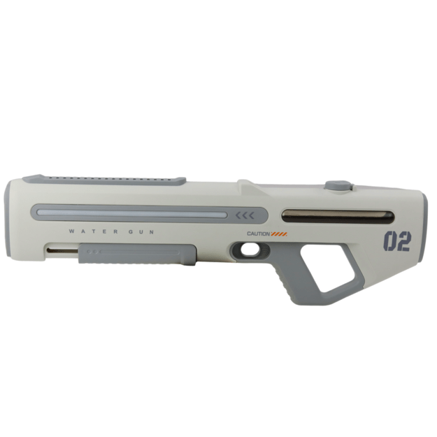 Electric Automatic Water Gun Rifle White Gray 1000ml 61cm