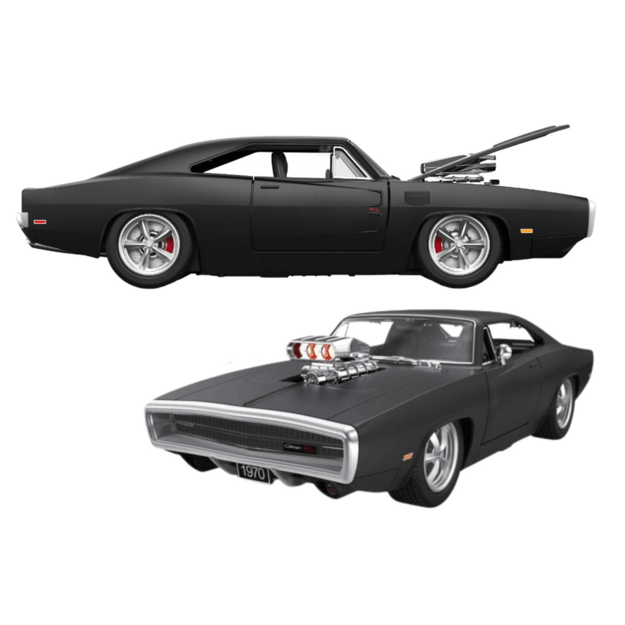 RC Car 1:16 Remote Control Dodge Charger R/T Opening Elements Black