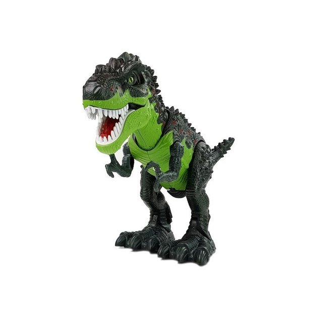Battery Dinosaur Laying Eggs Burning Fire Steam Green